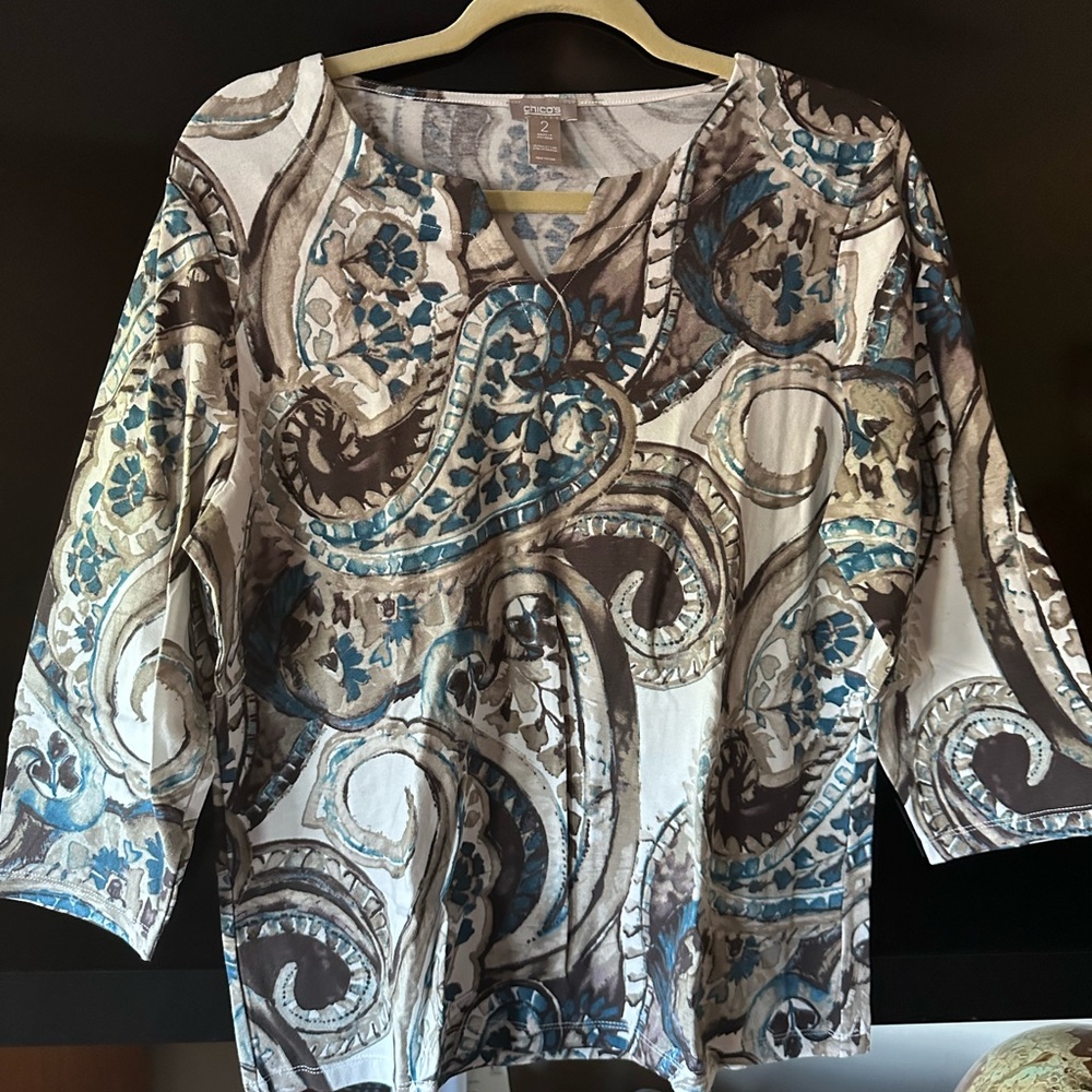 Chicos shirt size 2